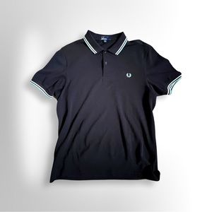 Fred Perry Classic Twin Tipped Polo Blue